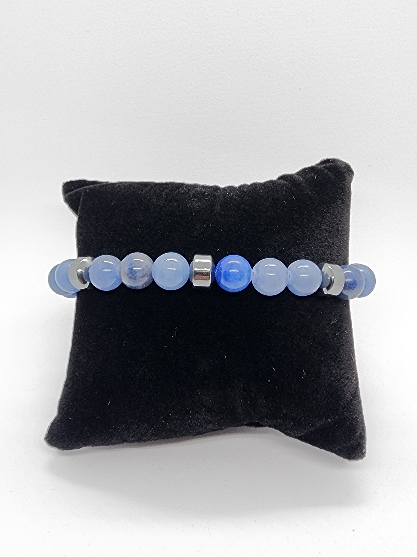 Men Bracelet - Blue Aventurine & Hematite