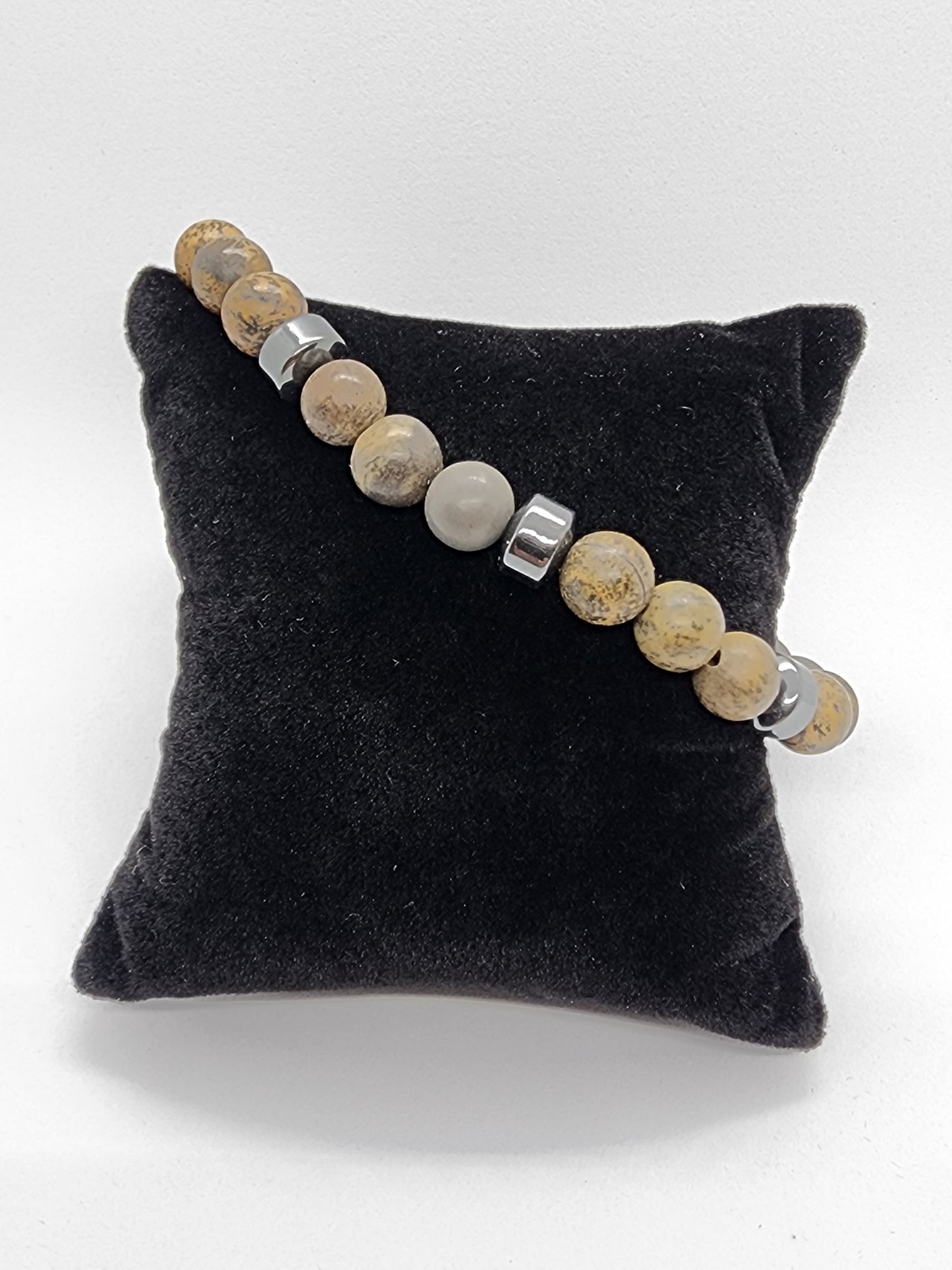 Men Bracelet- Earth Hematite
