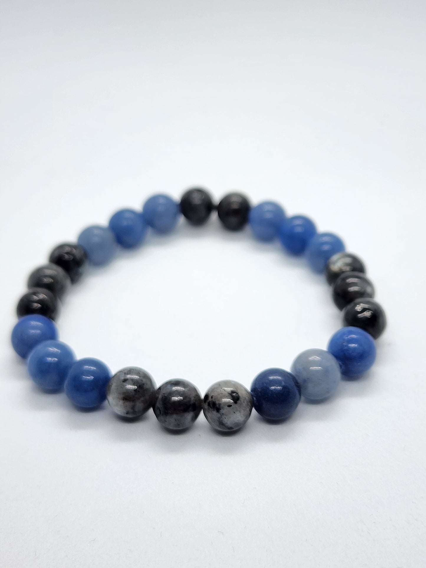 Blue Aventurine with Black Labradorite