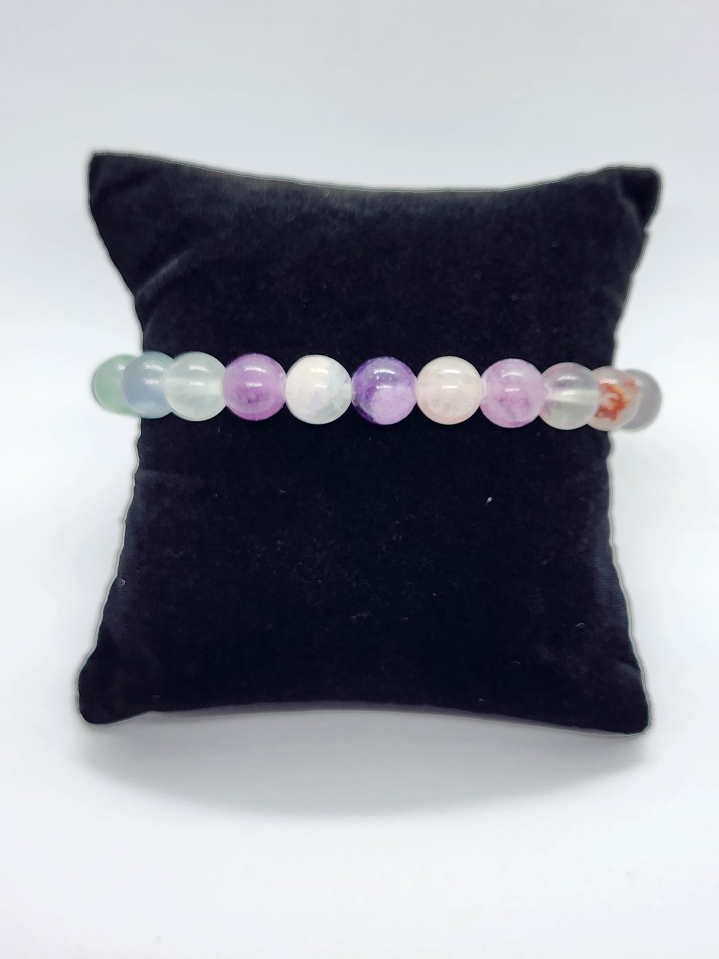 Multicolored Flourite Women Bracelet