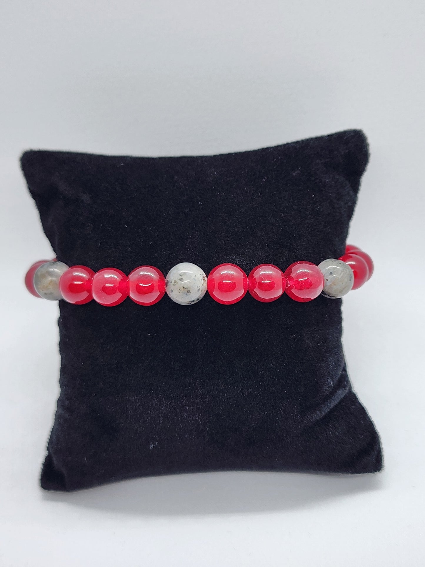 Dark Jade Plum with Gray Marble